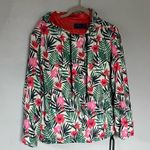 BLANK NYC Petal to the Medal Tropical Lightweight Windbreaker Jacket Small Photo 3