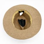 HTC Hollywood Trading Company Fedora‎ Hat Band 100% Wool Small Camel Brown Photo 1