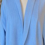 Kasper  Powder Baby Blue Open Cardigan Sweater Womens Small Photo 1