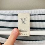 Free People  Striped Bell Sleeve Top Black/White Sz XS Photo 3