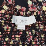 Loft Dot Shimmer Square Neck Midi Dress Size 10 Business Casual Boho Metallic Photo 11