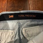 Lee  Total Freedom Striped Jean Shorts Size 6 Photo 1
