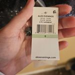 Alex Evenings  Size 8 Smoke Colored Sparkly Formal Jacket Photo 6