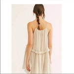 Free People  FP BEACH Boho Tassel Rosalind Ruffle Tunic Dress Photo 2