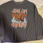 Long Live Cowboys Sweatshirt Gray Size XL Photo 1