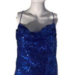 THIRTY/THIRTY LA Royal Blue Sequin Cami Top – Size L Size L Photo 0
