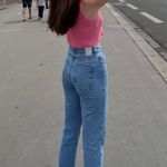 ZARA Pink Short Sleeve Sweater Photo 1