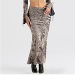 House Of CB ‎ 'Clara' Pewter Biased Cut Midi Skirt NWOT size M Photo 11