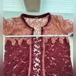 Gimmicks by BKE  Lace Floral Cardigan Size Small Photo 4