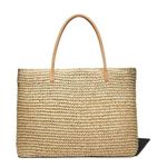 AQUA  Extra-Large Woven Tote, New w/Tag Retail $138 Photo 0