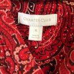 Charter Club Charters club Womens plaisy quarter sleeve shirt size xlarge. Photo 1