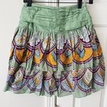 Anthropologie Let Me Be Tiered Printed Mini Skirt, Size XS Photo 11