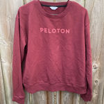 Peloton  Burgundy Crewneck Size MEdium Photo 0