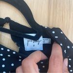 Polly Sz 6 Black and white polka dot mini dress with open back #polkadot Photo 3