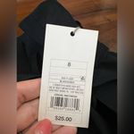 A New Day Target High-Waisted Black Shorts Size 8 NWT Paperbag Waist 5” Inseam Photo 1