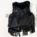 Marc New York  Faux Fur Fringe Vest Size XL NWT Photo 1