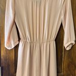 Lush Clothing LUSH sheer peach dress Photo 2