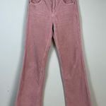 Citizens of Humanity Corduroy Kick Flare Pants Mid Rise Pink Y2K Size 25 Photo 0