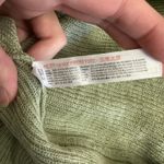 Free People FP Beach by  Sage Green Waffle Knit Mock Neck Sweater Size M Photo 7