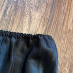 Victoria's Secret Vtg Y2K Victoria’s Secret Black Satin Skirt Lace Trim Sz Medium Tulip Photo 12