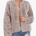 Fur Jacket Tan Size L Photo 0