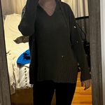 Aerie Arm Green Knit Oversized Pullover Sweater Xs Photo 5