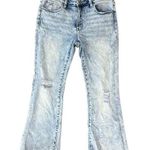 Altar'd State Jeans Womens Size 11 Distressed Frayed Hem Cut Off blue Light Wash Photo 0