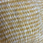 Lost + Wander  Size M Gingham Plaid Crepe Mini Dress Yellow Milk Maid Cottagecore Photo 3