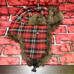 Trulfit faux fur Ear flap winter hat Red Photo 6