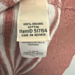 L.L.Bean Organic Cotton Slub Knit Stripe Print Crew Neck Long Sleeve Sweater XL Pink Photo 4