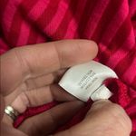 Soft Surroundings  pink striped button up hoodie L/XL Photo 7