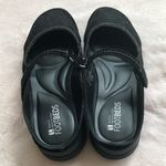 White Mountain  Womens Footbeds Slip On Mary Jane Mules Clogs Black Sz 8. Photo 3