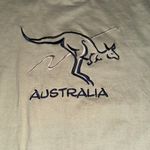 Oz Australia Design Embroidered Kangaroo Short Sleeve Tee Size Small Photo 1