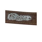 Nocona Belt Leather Western Pink Belt Gold Silver Horse Buckle 25" Photo 4