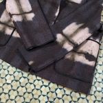 EUC LAFAYETTE 148 Light Weight Blazer Jacket Tie Dye Print Women's S White Gray Photo 2