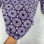 NYDJ  Printed Chiffon Tie Neck 3/4‎ Sleeve Tunic Photo 8