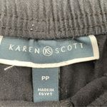 Karen Scott Petite Cotton Gemma Shorts in Black NWT MSRP $30 Petite Small Photo 6