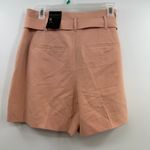 White House | Black Market WHBM Extra High-Rise Belted Tailored Shorts in Bisou women's 6 NWT Wool blend Photo 2