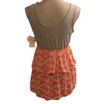 Self Esteem NEW Gray Coral Ruffled Babydoll Tank Top with Stud Detail Juniors L Photo 4
