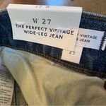 Madewell The Perfect Vintage Wide-Leg Jean in Harvey Wash Size 27 NWT *Flawed* Photo 12