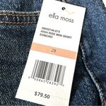 Ella Moss NWT  "Edmond" High Rise Denim Five Pocket Jean Mini Skirt Photo 3