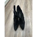 Givenchy  Wedge Ankle Boots‎ Black Buckled Suede Size 37 Pointed Toe Photo 1