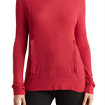 Go Couture  Vibrant Red Cowl Neck Sweater Photo 0