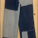 PacSun Juniors 27 High Rise Baggy Wide Leg Patch Work Denim. 1627 Photo 0