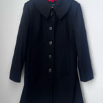 Anne Klein  Women's 100% Wool Black Coat Size 12 Photo 0