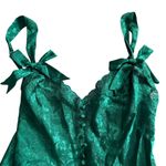 Victoria's Secret Vintage  Green Bodysuit Medium Teddy Lingerie Gold Label Snaps Photo 1