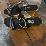 Onyx Size 8 Wedge Slip In Sandal, Black With bling Photo 5