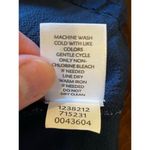 J. Jill Navy Blue Multi Color Polka Dot Rayon Short Sleeve Shift Dress Size 2 Photo 7