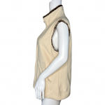 Telluride Vest Womens Large Cream Full‎ Zip Quilted Neutral Cabincore Gorpcore Gray Photo 3