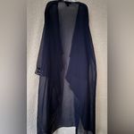 Slny Navy blue cardigan with ring stones in the sleeves Photo 5